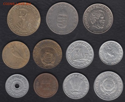 11 монет Венгрии до 21.06.2016 21-00 - Венгрия р