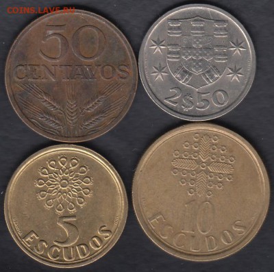 4 монеты Португалии до 21.06.2016 21-00 - Португалия 1а