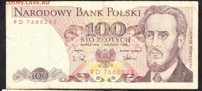 Польша 1988 100зл - 74