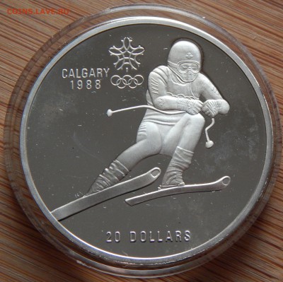 Канада 20 долларов 1985 ОИ в Калгари, до 03.07.16 в 22:00 МС - 4039