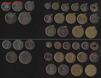 Иностранные монеты по ФИКСу (МНОГО!) - Испания
