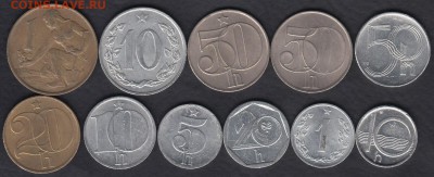 Чехословакия 11 монет до 02.07.2016 21-00 - Чехословакия а