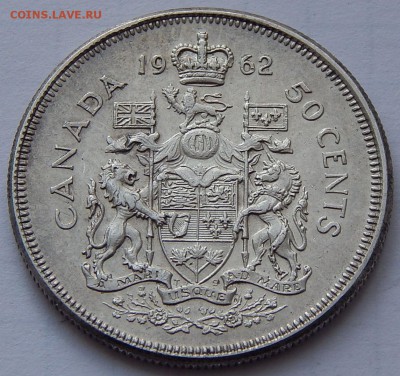 Канада 50 центов 1962 Елизавета II, до 11.07.16 в 22:00 МСК - 4047.JPG
