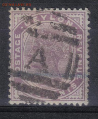 Британский Цейлон 1886г 5с до 8.07 22.00мск - Британский Цейлон 1886г 5с №2
