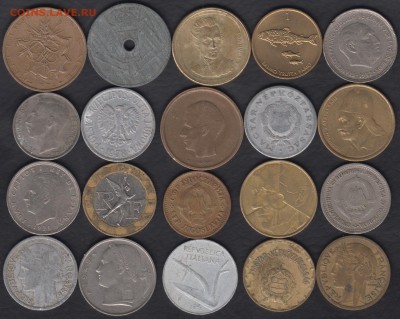 20 крупных монет Европы до 09.07.2016 21-00 - 20 крупных монет р