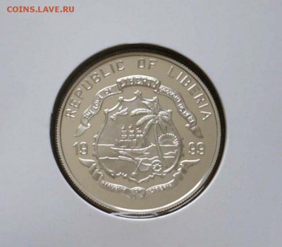 Монеты с Корабликами - liberija_5_dollarov_1999_kpd_ra_ekspedicija_ra