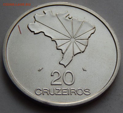 Бразилия 20 крузейро 1972, до 11.08.16 в 22:00 МСК - 4671
