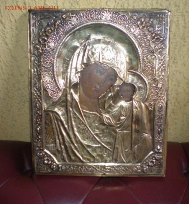 икона Казанская Б.М. 22Х17 в серебряном окладе - 2866432907