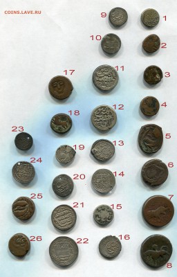Монеты 26 шт с неевропейскими надписями. - img061