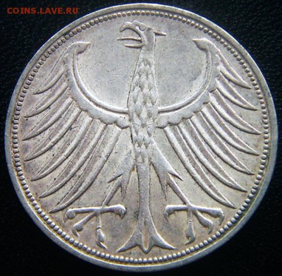 ФРГ_5 марок 1971(F). Серебро; до 07.08_22.02мск - 12475