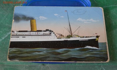 Старинная открытка корабль Imperator+письма старинные. - DSC_8332.JPG