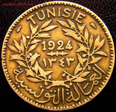 Французский Тунис_2 франка 1924; до 16.08_22.54мск - 9553
