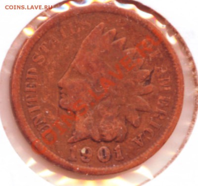 L77 1¢ США 1901 G до 09.12 в 22°° - L77 1c USA 1901 G_1