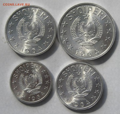Албания 1964 4 монеты УНЦ (29.08) - P1018489.JPG