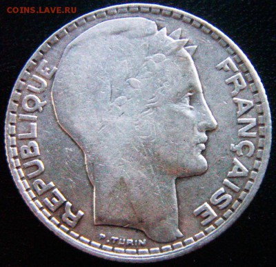 Франция_10 франков 1930. Серебро; до 06.09_22.01мск - 12577