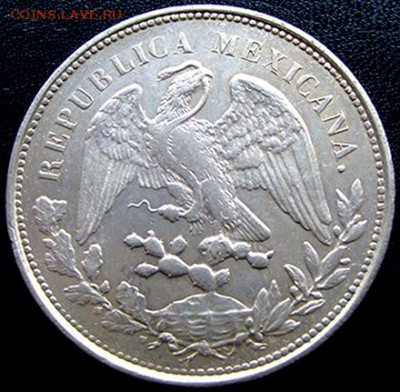 Мексика_неплохой серебряный песо 1902; до 07.09_22.04мск - 10652