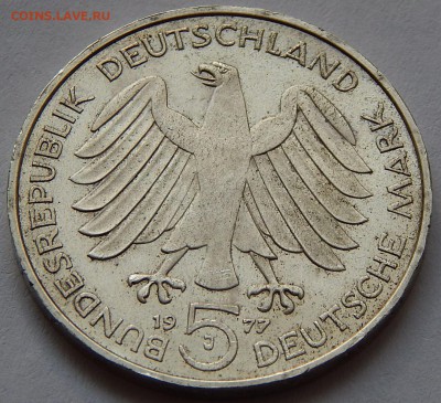 ФРГ 5 марок 1977 Карл Фридрих Гаус, до 14.09.16 в 22:00 МСК - DSCN9727.JPG