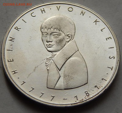 ФРГ 5 марок 1977 Генрих фон Клейст, до 15.09.16 в 22:00 МСК - 4315