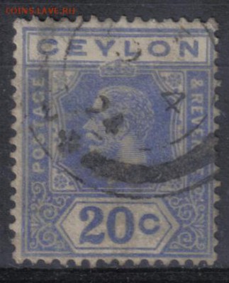 Британский Цейлон 1912-33гг 20с до 13.09 22.00мск - Британский Цейлон 1912-33гг 20са