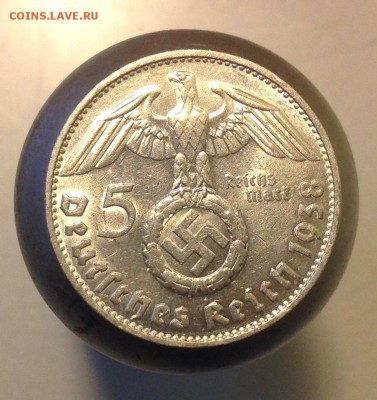 3 рейх, 5 марок 1938 D, до 16.09 в 22.30 по МСК - image