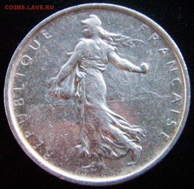 Франция_5 франков 1962. Серебро; до 15.09_22.06мск - 12574