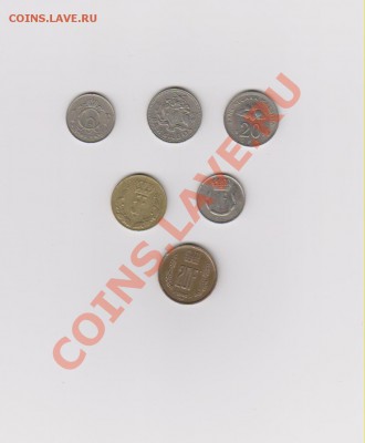 Иностранные монеты. Малайзия, Барбадос, Люксембург - Малайзия Барбадос Люксембург