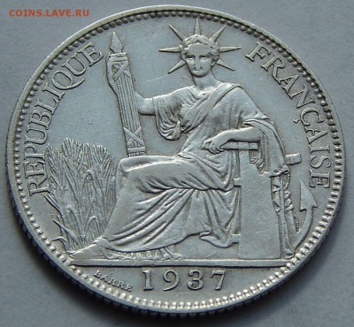 Французский Индокитай 20 центов 1937 до 03.10.16 в 22:00 МС - 3876