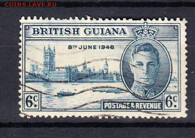 Колонии Британская Гвиана 1946 1м - 111