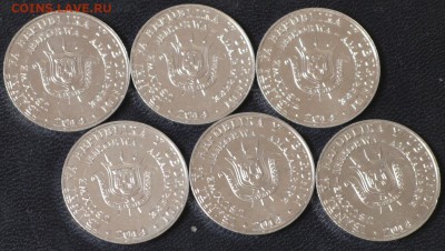 Бурунди 5 франков 2014 птицы 6 монет UNC - Бурунди.JPG