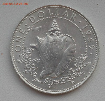 Багамы 1 доллар 1966  Ракушка UNC до 11.10 в 22-00 - 009.JPG