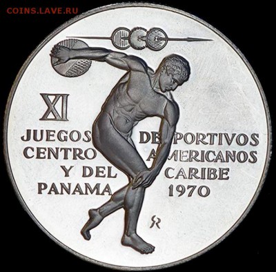 Панама_памятные 5 бальбоа 1970. Крупное серебро; 09.10_22.38 - 12343
