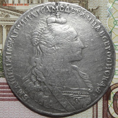 1 рубль 1735г. Оцените - 01