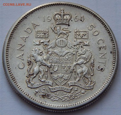 Канада 50 центов 1964 Елизавета II, до 24.10.16 в 22:00 МСК - 4049.JPG