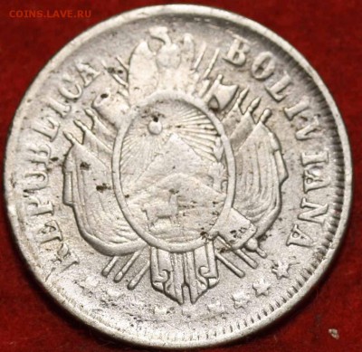 Боливия 20 сентаво 1883 года. серебро Окончание: 25.10.2016 - 1