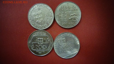 200 эскудо 1991 год, набор монет (4 шт),  Португалия - DSC04357.JPG