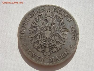  Бавария 2 марки 1877 король Людвиг II до 23.10 - IMG_0015