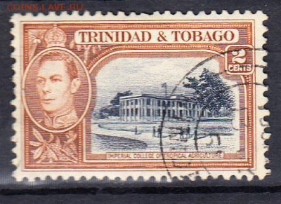 Колонии Тринидад и Тобаго 1938 1м 2ц - 161