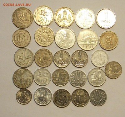 26 иностранных монет до 26.10 - монеты 260