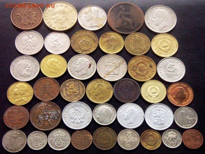 79 разных зарубежных монет (см. описание). До 30.10_22.24мс - 1