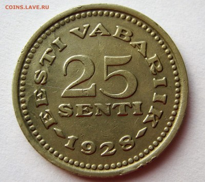 ЭСТОНИЯ 25 сенти 1928. НЕЧАСТАЯ. 03.11.2016. - 003.JPG