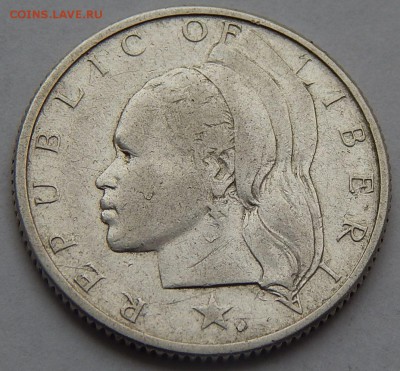 Либерия 25 центов 1961, до 07.11.16 в 22:00 МСК - 4688