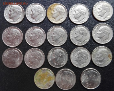 10-и центовые монеты США. - IMG_20161101_143006