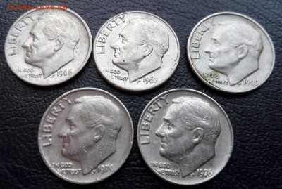 10-и центовые монеты США. - IMG_20161101_142459