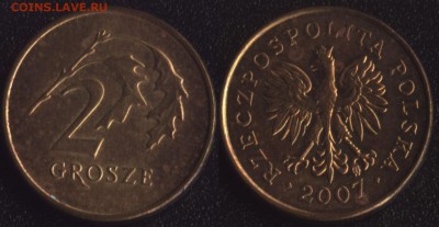 Польша 2 гроша 2007 до 22:00мск 10.11.16 - Польша 2 гроша 2007