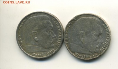 Германия 5 марок 2 шт 1935,37 до 7.11.2016 22 00 МСК - Фото971