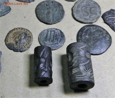 Лот копанины с монетами,и 2шт,катальные печати.до 14.11.2016 - DSCN5335.JPG