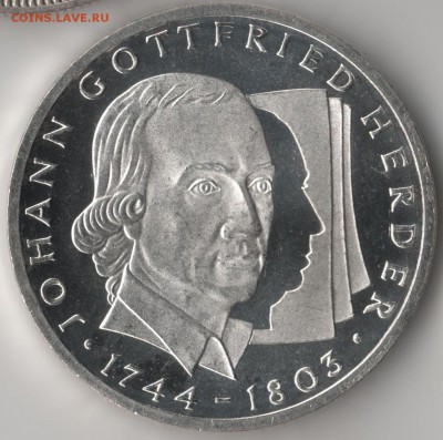ФРГ 10 марок 1994 Иоганн Готфрид Гердер, до 18.11.16 в 22:00 - 2912