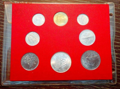 ВАТИКАН - набор 8 монет 1971 г. в блистере до 20.11, 22.00 - Ватикан набор anno IX_1