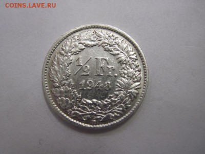 ½ франка Швейцария 1948 сер до 15.11.16 - IMG_6143.JPG
