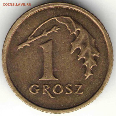Польша. 1 грош 2002 г. до 24.00 22.11.16 г. - ИНОМОН5